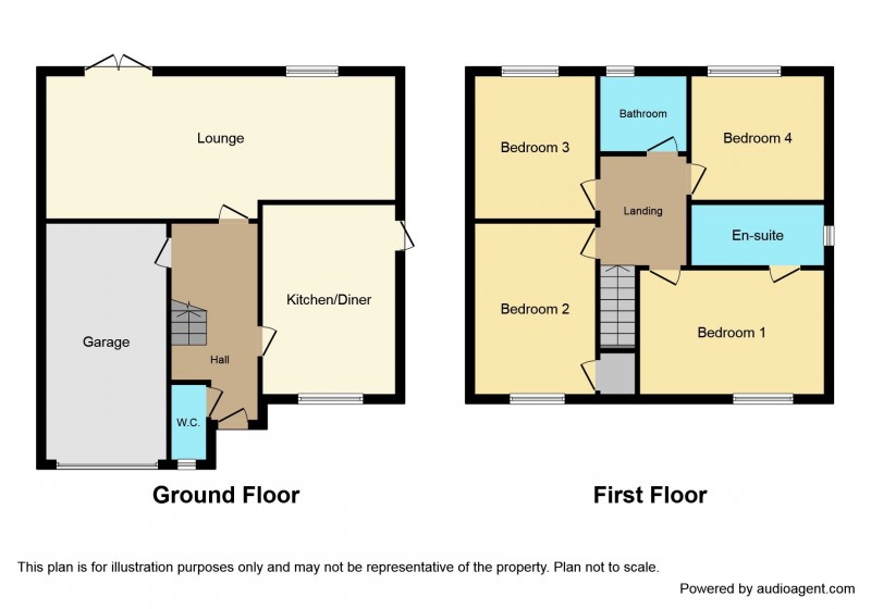 Floorplans For Lon Y Felin, Ammanford, West Glamorgan, SA18