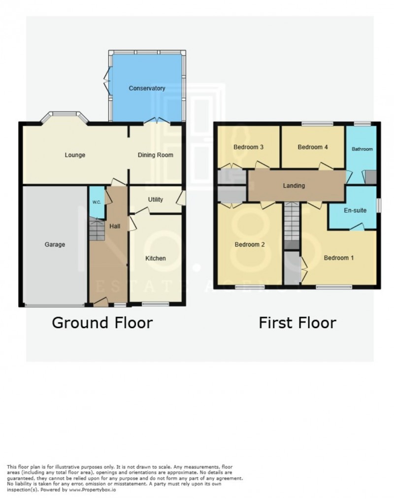 Floorplans For Ffordd Y Glowr, Pontarddulais, Swansea, West Glamorgan, SA4 8ED