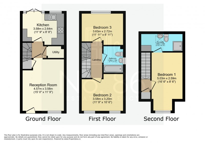 Floorplans For Heol Y Pibydd, Gorseinon, Swansea, West Glamorgan, SA4 4HB