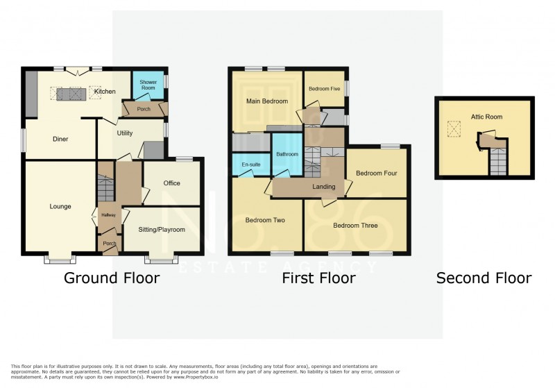 Floorplans For Heol Y Parc, Hendy, Pontarddulais, Swansea, Carmarthenshire, SA4