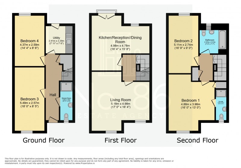 Floorplans For Heol Banc Y Felin, Gorseinon, Swansea, West Glamorgan, SA4