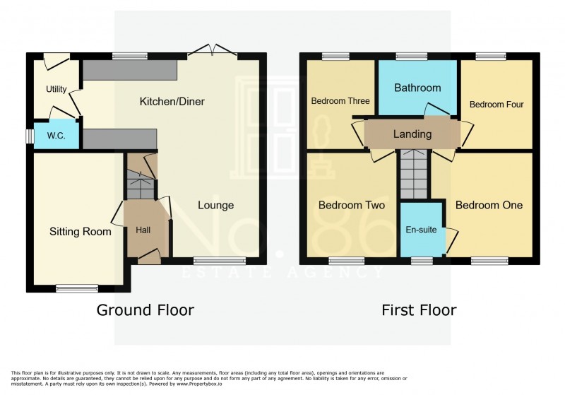 Floorplans For Clos Y Wern, Hendy, Pontarddulais, Swansea, Carmarthenshire, SA4.