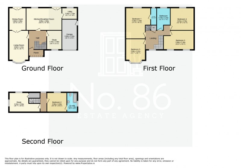 Floorplans For Clos Penllwyngwyn, Bryn, Llanelli, Carmarthenshire, SA14 9UR